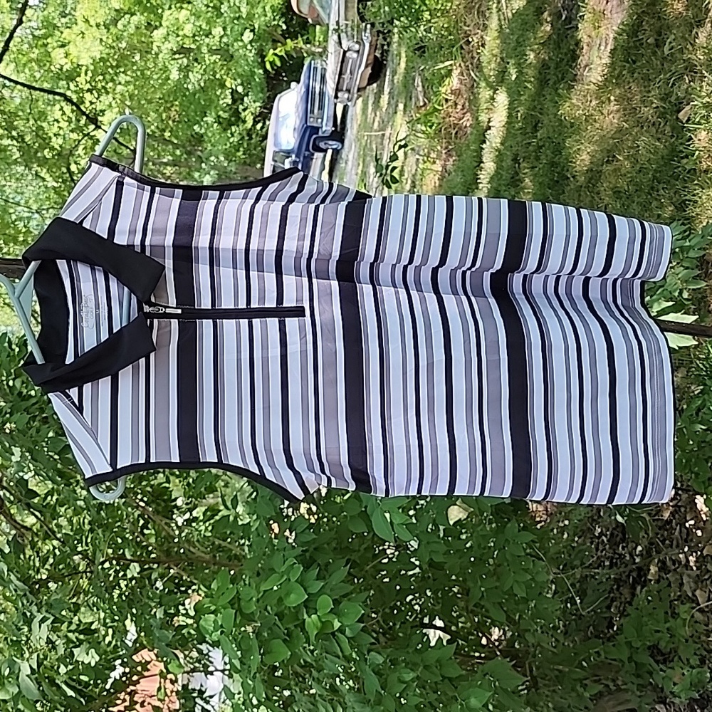 GOLF sleeveless top with collar